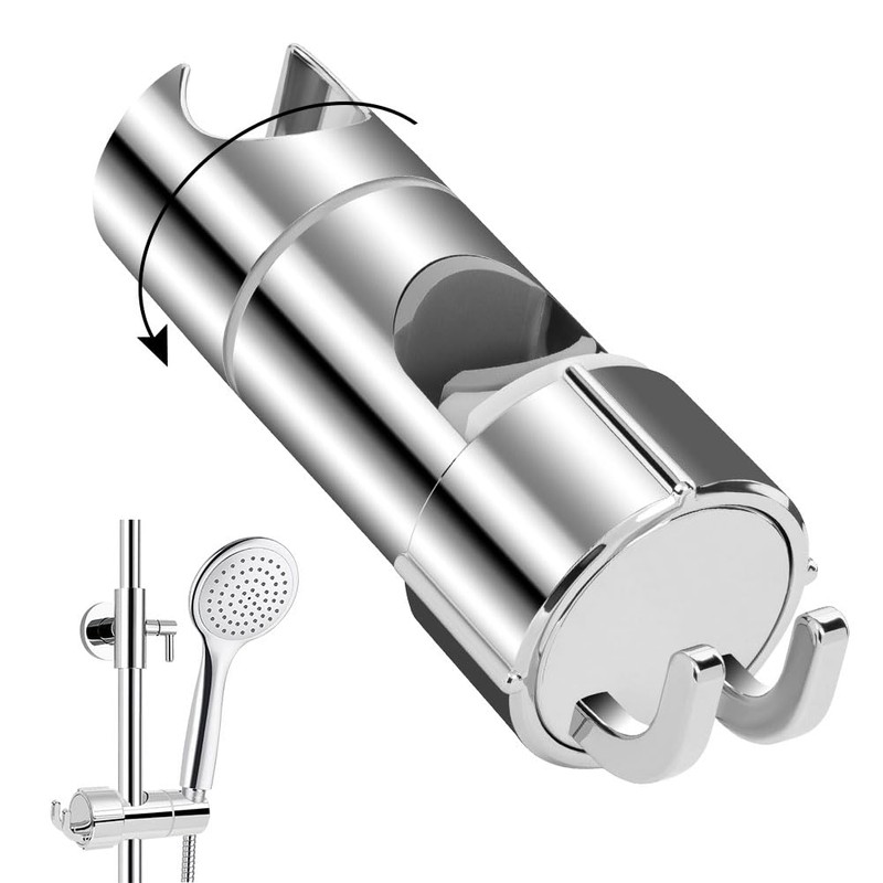 OSDUE Hand Shower Holder for 16-27MM Slide Bar, Adjustable Replacement