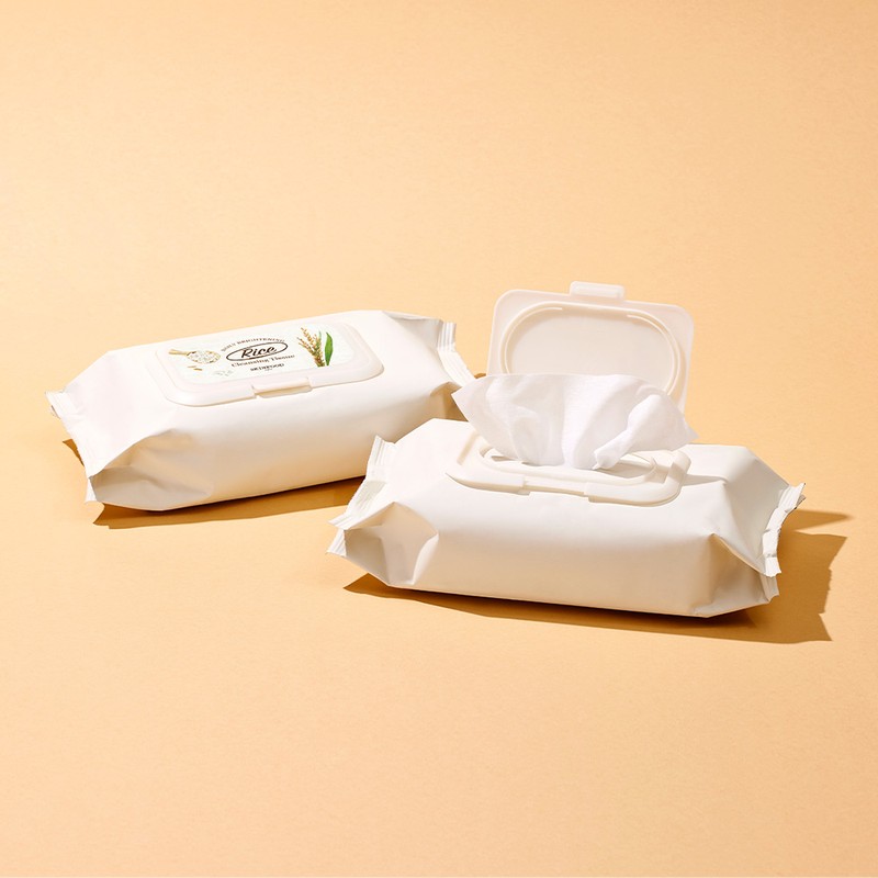 SKINFOOD [SKINFOOD/2pk] Rice Daily Brightening Cleansing Tissue 80ea