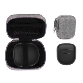 CaseSack Case for New Bose QuietComfort Earbuds II Wireless Noise Cancelling in-Ear Headphones (Gray)