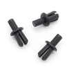 VVO Fasteners- Black Plastic Exterior Windscreen/A-Pillar Trim Clips for Land