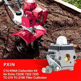 ​hiSpkNix C1U-K54A Carburetor for Mantis Tiller 7225 7222 7222M 7222E 7230 7234 7240 7920 7924 & Echo HC1500 HC-1500 TC-210 TC210 TC-2100 TC-210i Tiller