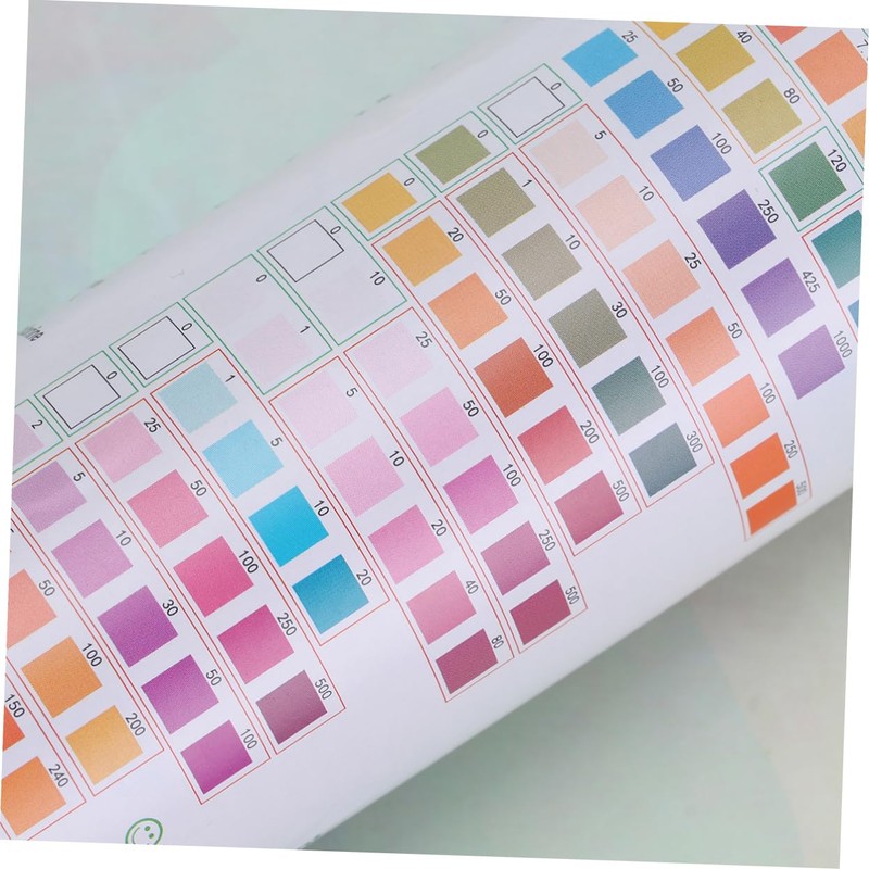 Sosoport 50pcs Pool Test Strips for Ph Hardness Alkalinity and