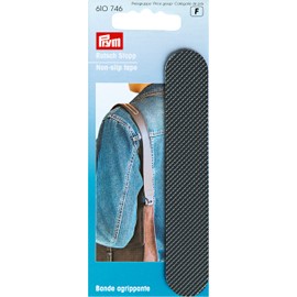 Prym Non-Slip Black Tape, 11,5 x 2 cm, Schwarz, 1 Stück