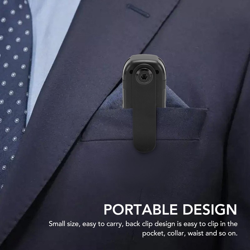 Portable Clip On Camera Small 1080P Pocket Camera IR Night