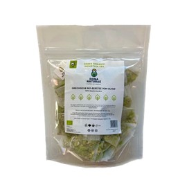 DONA NATURAE Greek Organic Mountain Tea from Olympus, 15 Hand Filled Tea Bags, 100% Natural Sideritis Scardica (15)