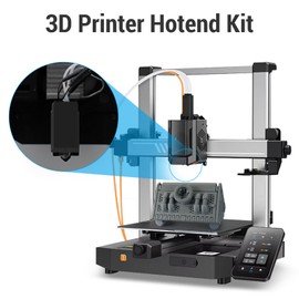 3D Printer Hot End Kit, Upgrade Ceramic Hotend Kit 0.4mm Hardened Steel Nozzle, Assembled Hotend Kit 3D Printer Replacement Parts for Kobra 3 Printer, for Kobra 3 Combo
