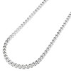 Verona Jewelers Mens 925 Sterling Silver 5.5MM Franco Chain Necklace,