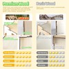 HIIMALEX Extra Large Sturdy Bunny Castle Hideout for Indoor Rabbits