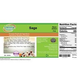 Sage Flavor Extract (4 oz, ZIN: 529550) - 3 Pack