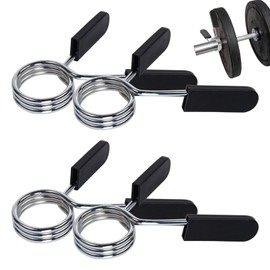 Pack of 4 Dumbbell Bar Spring Clasp, Weight Lever Clamps for Dumbbells, Spring Clasps, Barbell Clasps, 30 mm, Lock, Weight Lifting, Barbell Attachment for Barbell Collar Clips, Weight Lifting