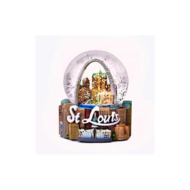 Essential To You St. Louis Colorful Snow Globe 65mm -