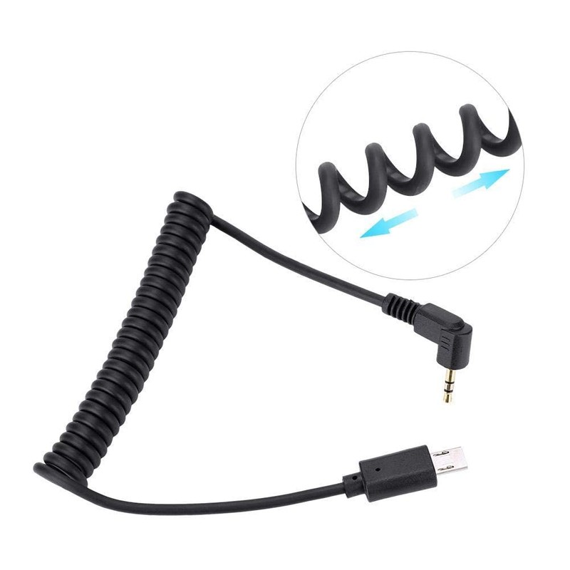 RM-VPR1 2.5mm Shutter Release Cable Remote Control Connecting Cable for