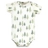 Hudson Baby Unisex Baby Cotton Bodysuits, Forest Deer 3-Pack, 12-18