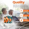 [UL Listed] 12 Feet White Extension Cord, 3 Outlet, 2