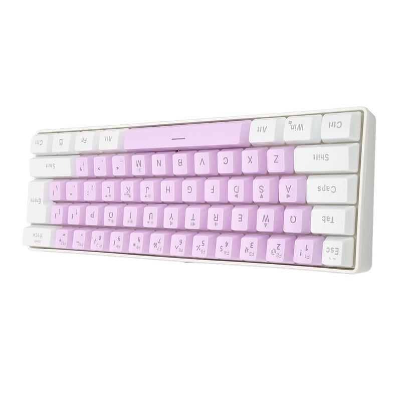 Gaming Keyboard USB 61 Keys RGB Backlit Ergonomic Contrast Color