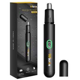 Winsea Precision Nose Hair Trimmer – 360° Safe & Efficient Electric Trimming, USB Rechargeable, Waterproof, for Nose, Ear, Eyebrows, and Beard Grooming
