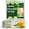 135 Lemongrass Tea Bags, 100% Natural & Pure Lemongrass leaves,