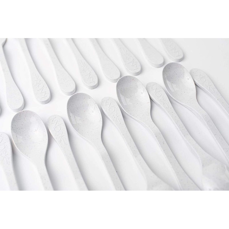 Knork Eco Plant Based 24 Pack Reusable Bamboo Flatware Set