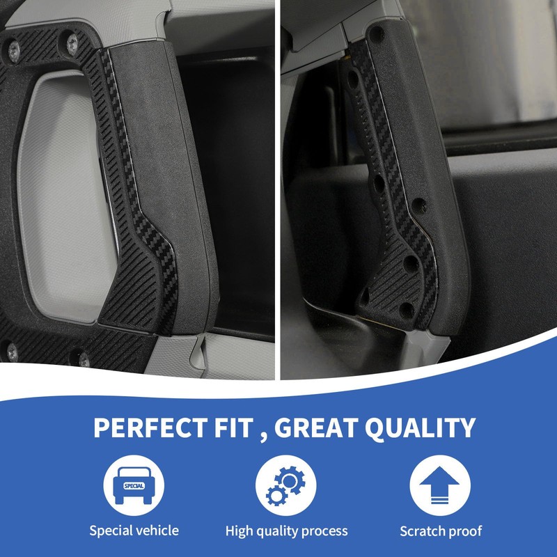 RAZPOY Center Console Dash Grab Handle Cover Trim Compatible with
