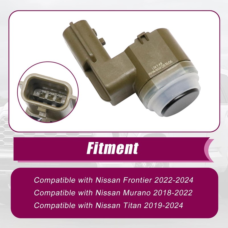 XQSMWF 28438-9UF1A Reverse Backup Parking Assist Sensor Compatible With Nissan