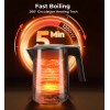 Ssyfei Electric Kettle, Double Wall Stainless Steel Cool Touch Water