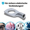 Cembre A1-M8 Tube Cable Lug 4-6 mm² M8 Uninsulated Tin-Plated