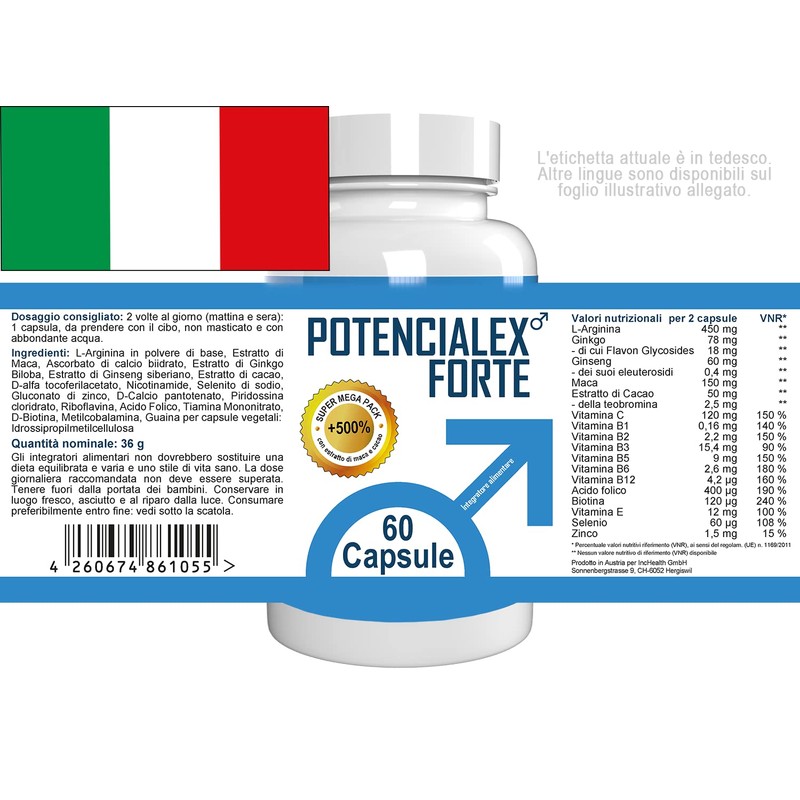 Potencialex Forte 60 Capsules