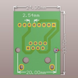 2 pieces RJ45 8pin Ethernet single female terminal breakout board, 2.54 mm pitch double socket adapter, RJ45 screw connection, RJ45 double sockets to 8 pins adapter (single socket)
