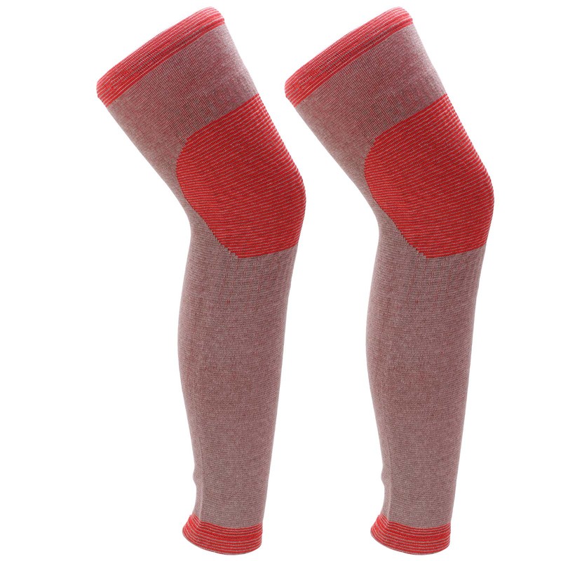 2pcs Compression Knee Brace Breathable Warm Natural Heating Lightweight Portable