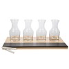D'Eco Wine Tasting Flight Sampler Boards (2 Pack)- Set Includes
