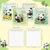 Unigift 6 Pcs Panda Mini Spiral Notebooks,Cartoon Animal Panda Bear