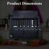 YLZZMDQSZ Leather Chef Knife Roll Bag, Knife Bags for Chefs