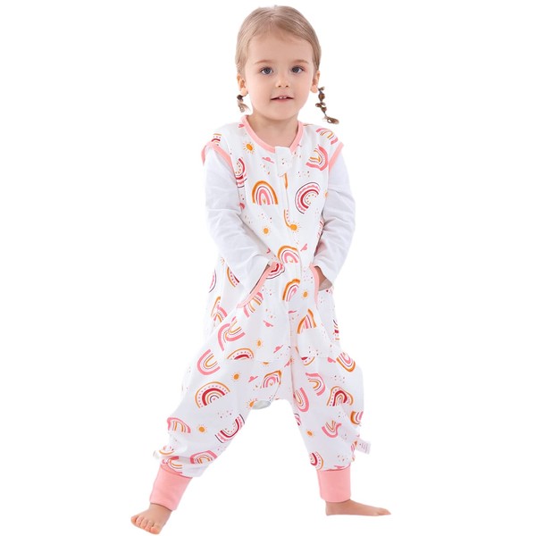 Baby Sleep Sack with Feet,Toddler Sleep Sack, 100% Cotton Unisex