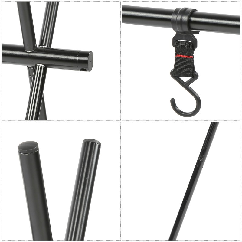 Outdoor Camping Equipment Hanging Rack Foldable Stand Shelf Hanger with