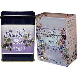Huckleberry and Blackberry Flavor Ceylon Black Tea 40 Count Wild Berry Tea Bags