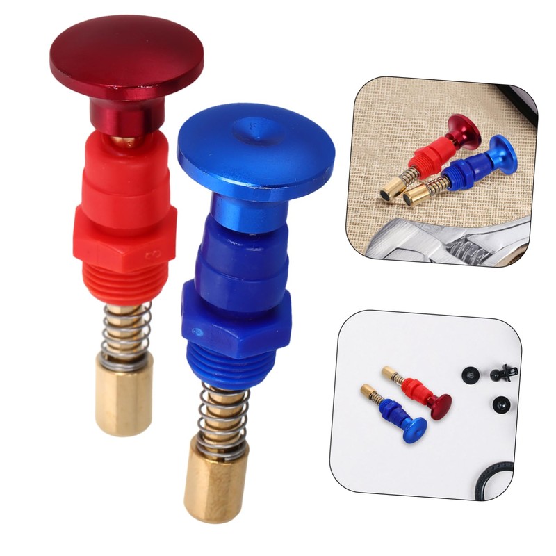 CHILDWEET 2pcs Motorcycle Throttle Control Plunger Starter Knob Switch Manual