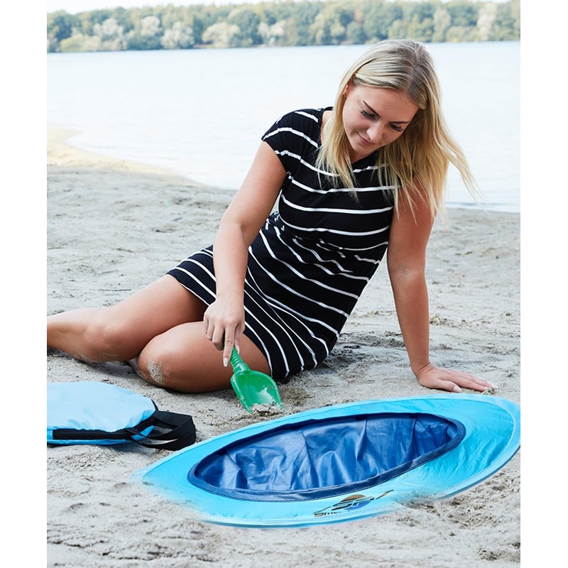 Smart-Planet Pop Up Baby Pool for Beach, Blue, 20 x