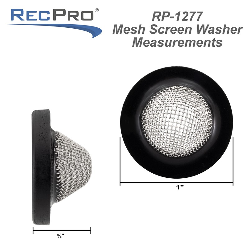 RecPro 2 Pack RV Screen Washer Filter | Replacement for