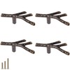 ESreake 4 Pack Branch Knobs Vintage Tree Twig Drawer Cabinet