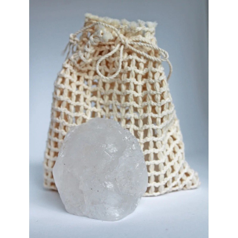 Desodorante Natural Piedra Alumbre 60 Gr Zero Waste Natural