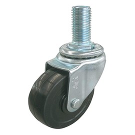 yu-ei Screw Castors Flexible Car 75 Diameter Hard Rubber Wheel Pitch 1.75 st75rhm1235