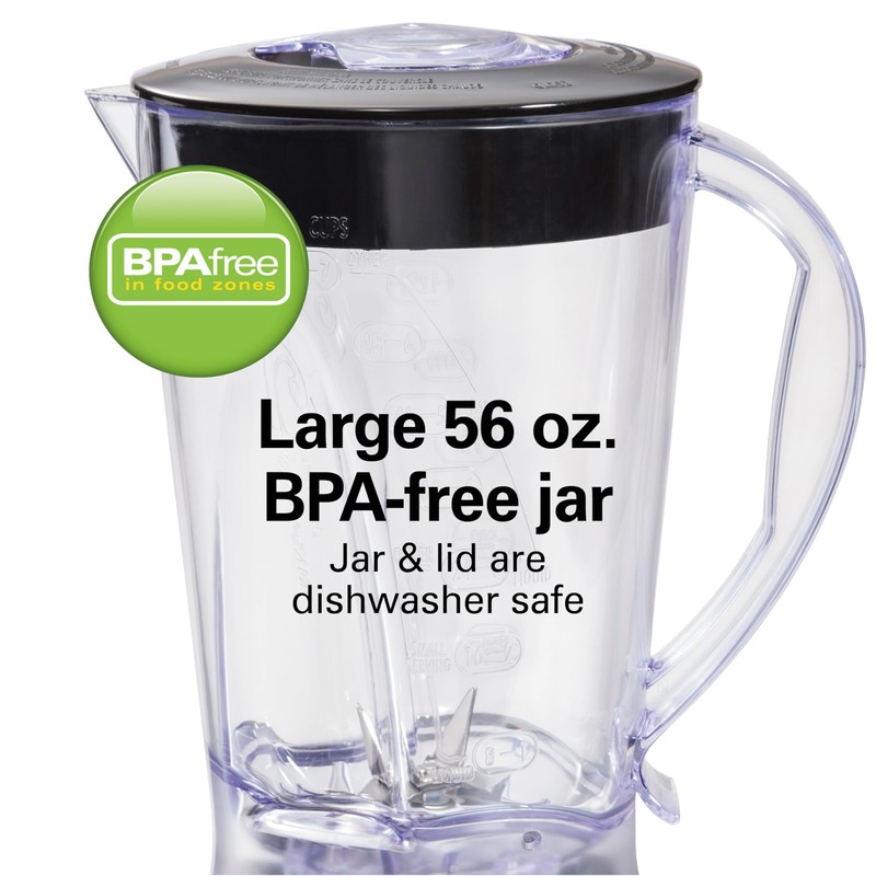 Hamilton Beach 56 Ounce 650W 10 Speed & Pulse Countertop