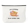 Crochet Gifts for Crocheters Women Cosmetic Bag Makeup Bags Gifts