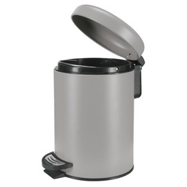 One Cosmetic Bin Platinum Material: Stainless Steel / Polypropylene Size: Bucket 3 Litres 16.8 cm x 25 cm