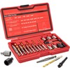UYECOVE 22Pcs Screw Extractor Set Left Hand Drill Bit Set