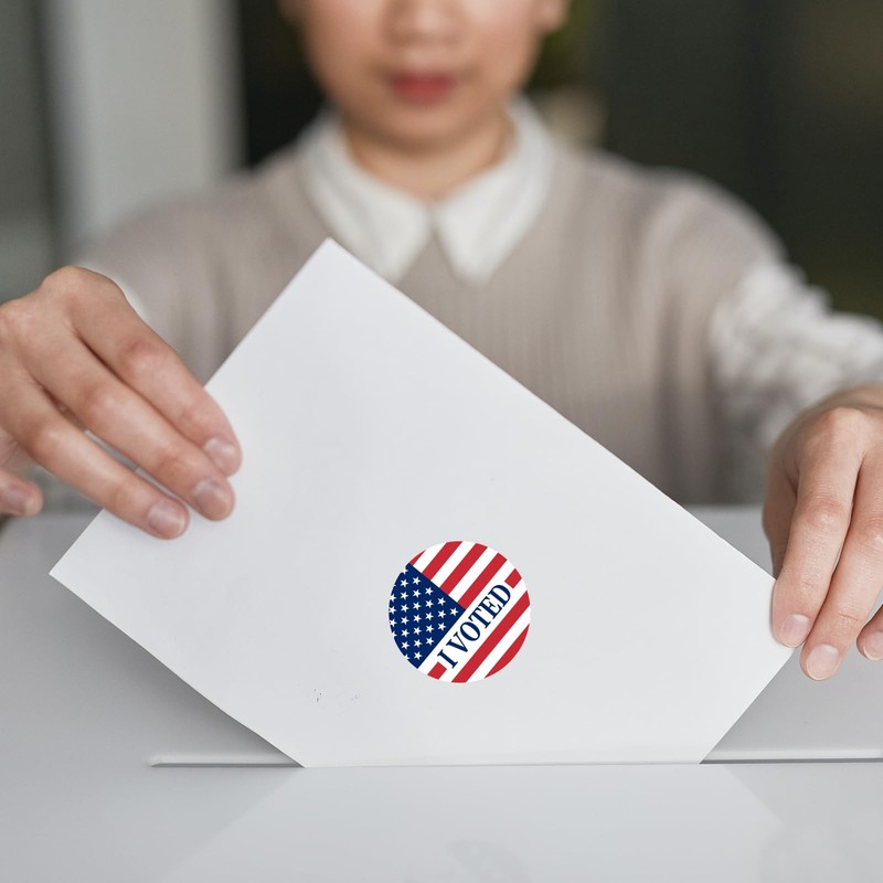 Muka 250 PCS 2" Dia Every Vote Counts Stickers