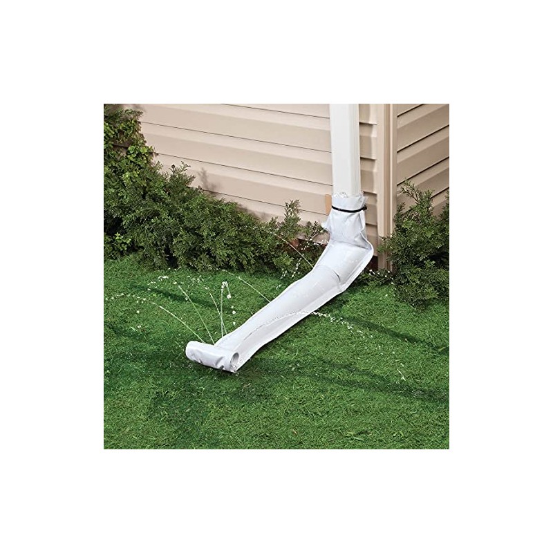 Vinyl Downspout Gutter/Drain Extension, 46” Long