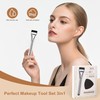 gzpynsgaoh Beauty foundation Tools 1+1,Brushless Soft Fine Dry Wet Foundation