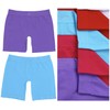 ToBeInStyle Pack of 6 Girls' Layering Shorts for Under Skirts