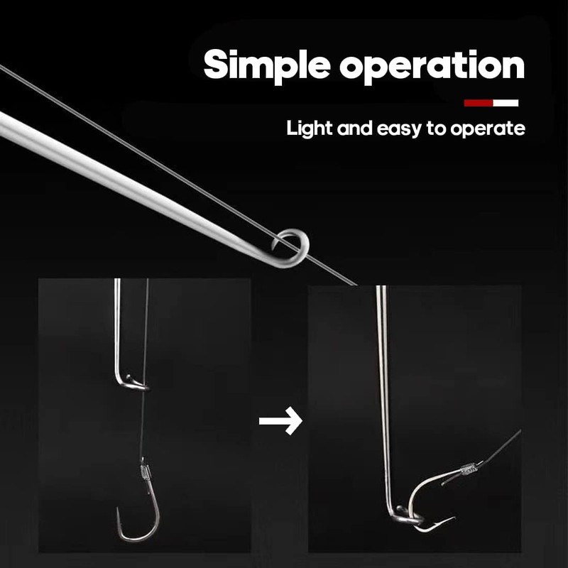 POFET 3PCS Fishing Disgorger Stainless Steel Hook Remover Portable Fishing